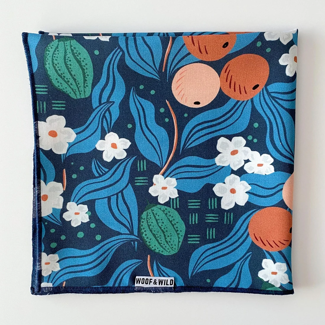 Jude Floral Rayon Dog Bandana - Image 3