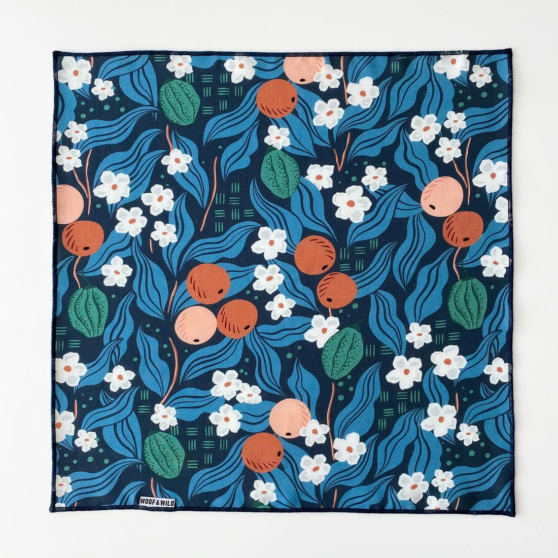 Jude Floral Rayon Dog Bandana - Image 4