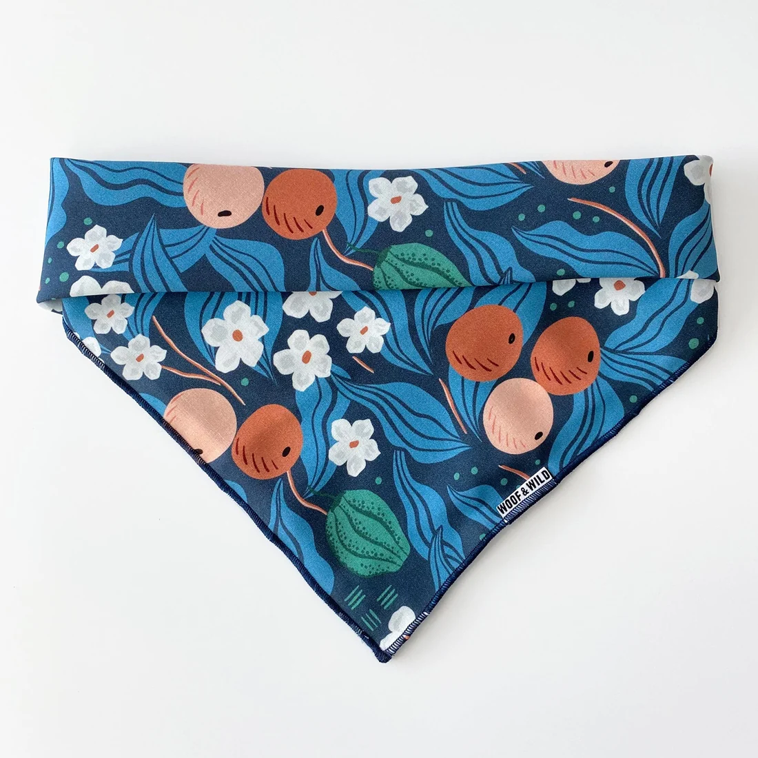Jude Floral Rayon Dog Bandana - Image 5