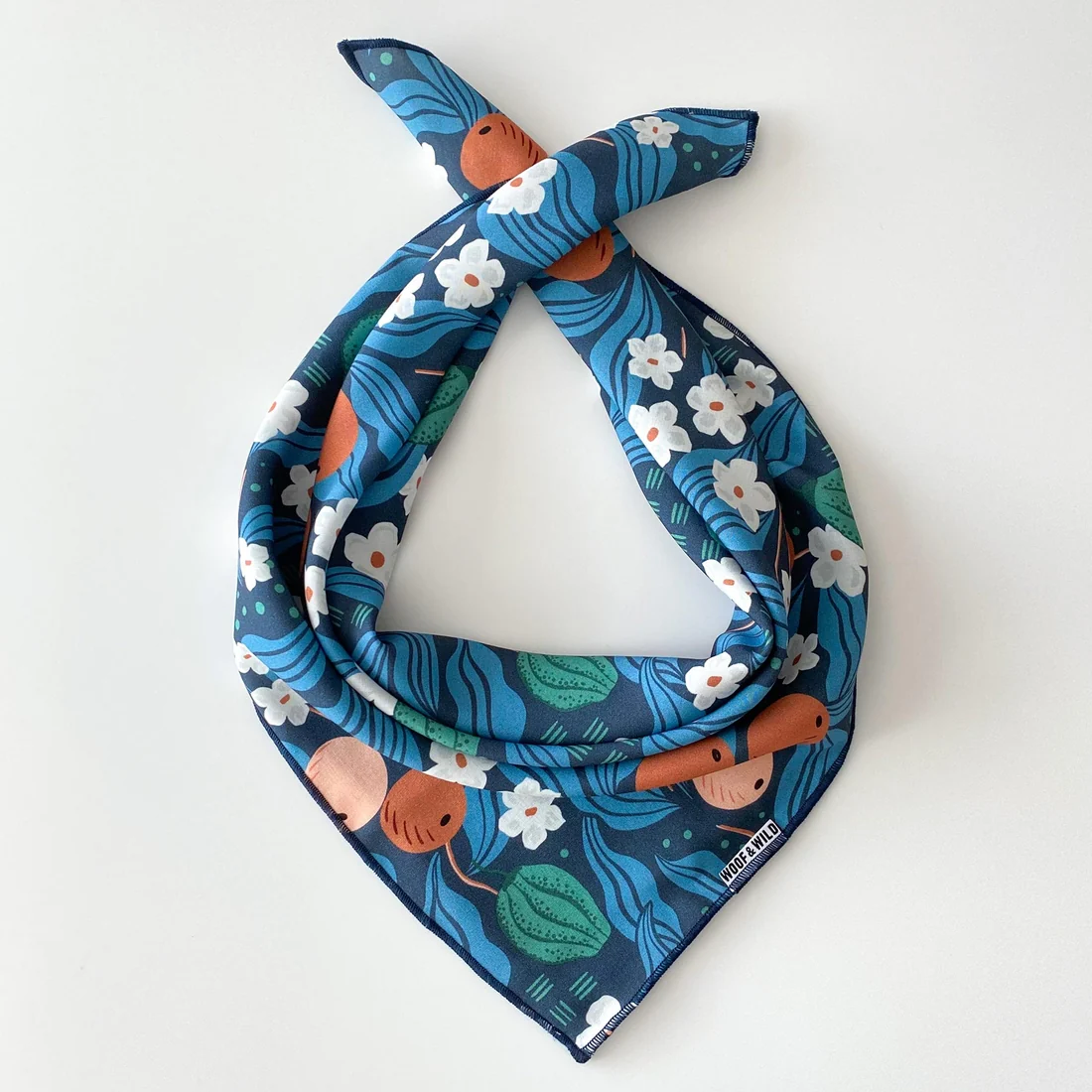 Jude Floral Rayon Dog Bandana - Image 6