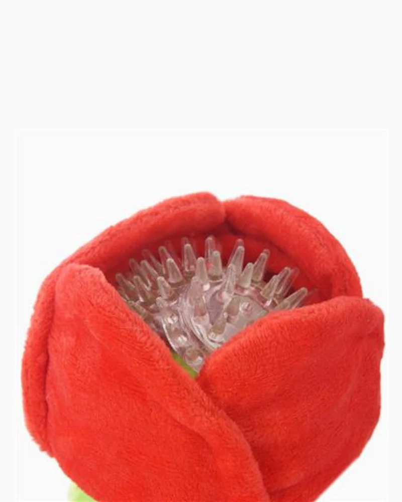 Woof Love Rose Squeaker Dog Toy - Image 2