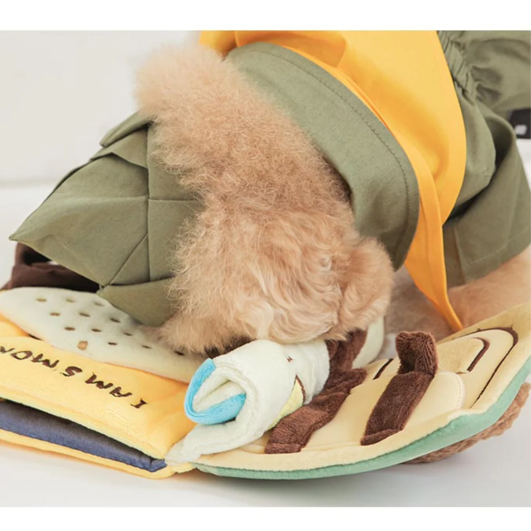 Woof Scouts Nosework Dog Book Plush Toy - Image 4
