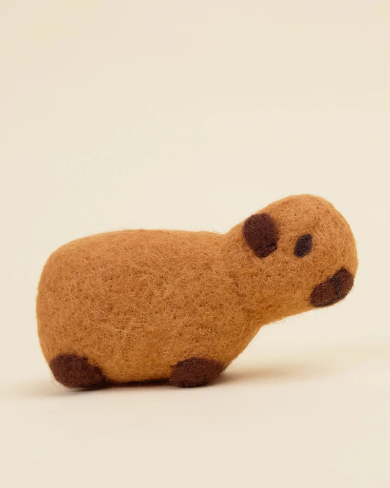 Wool Capybara Dog Toy - Image 3