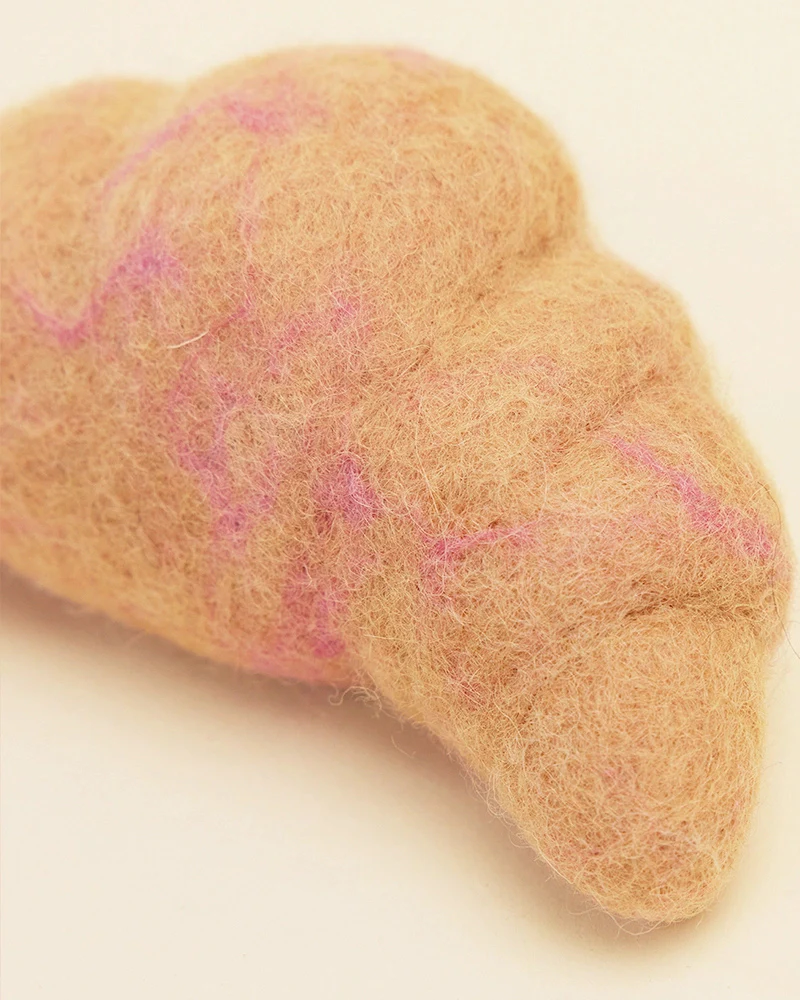 Wool Croissant Dog Toy - Image 4