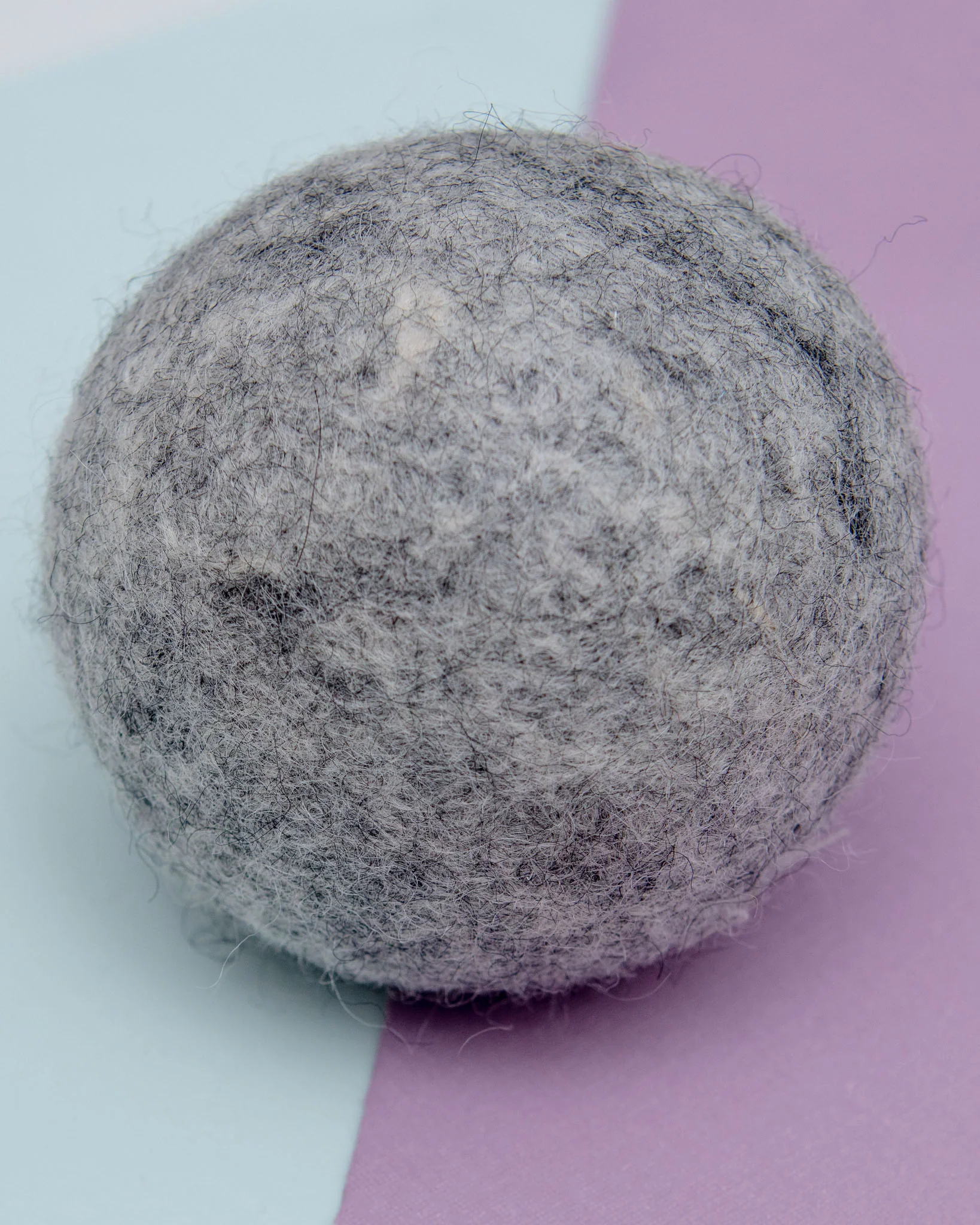 Wool Ball Toy in Natural Gray - Image 2
