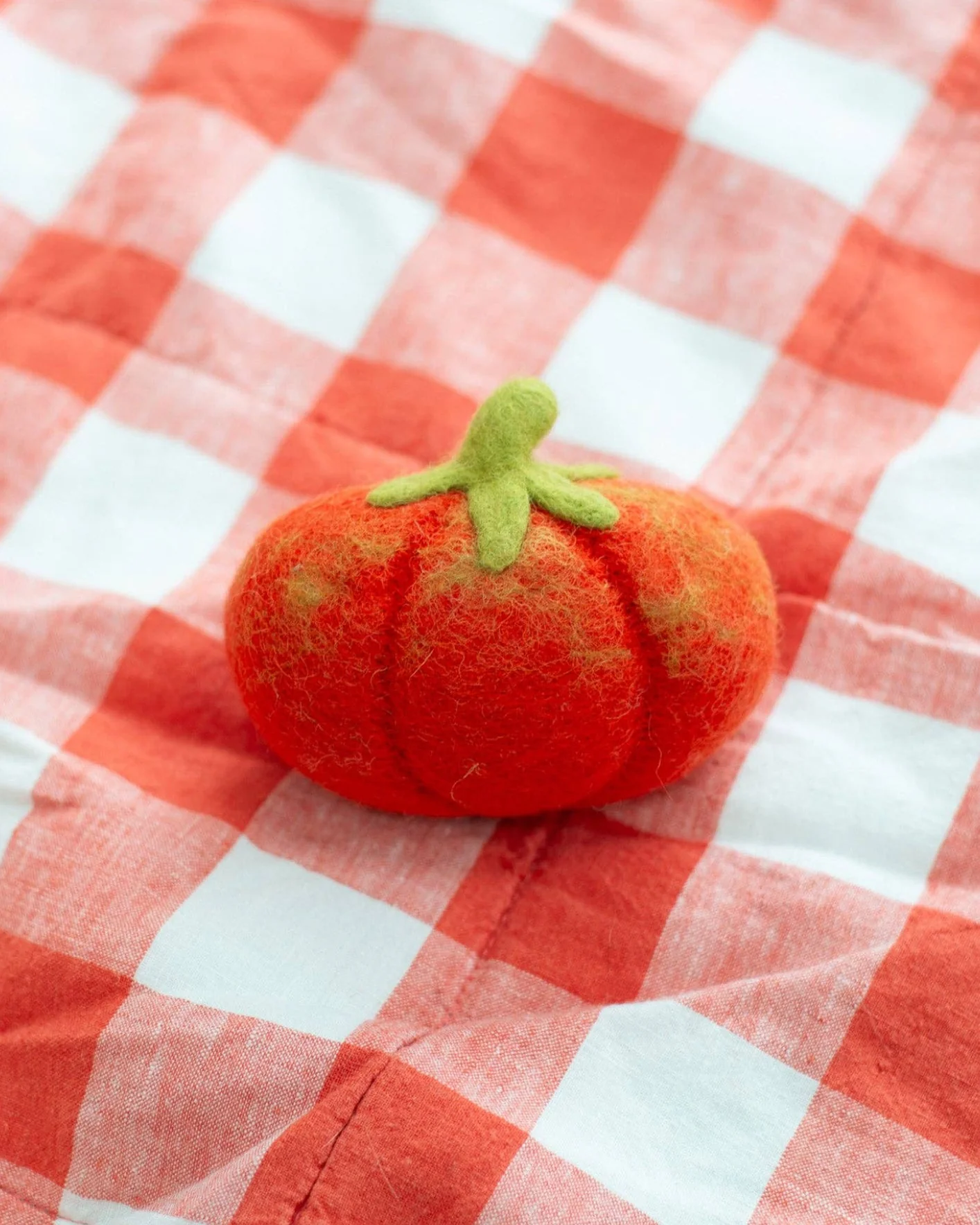Wool Heirloom Tomato Dog Toy - Image 3