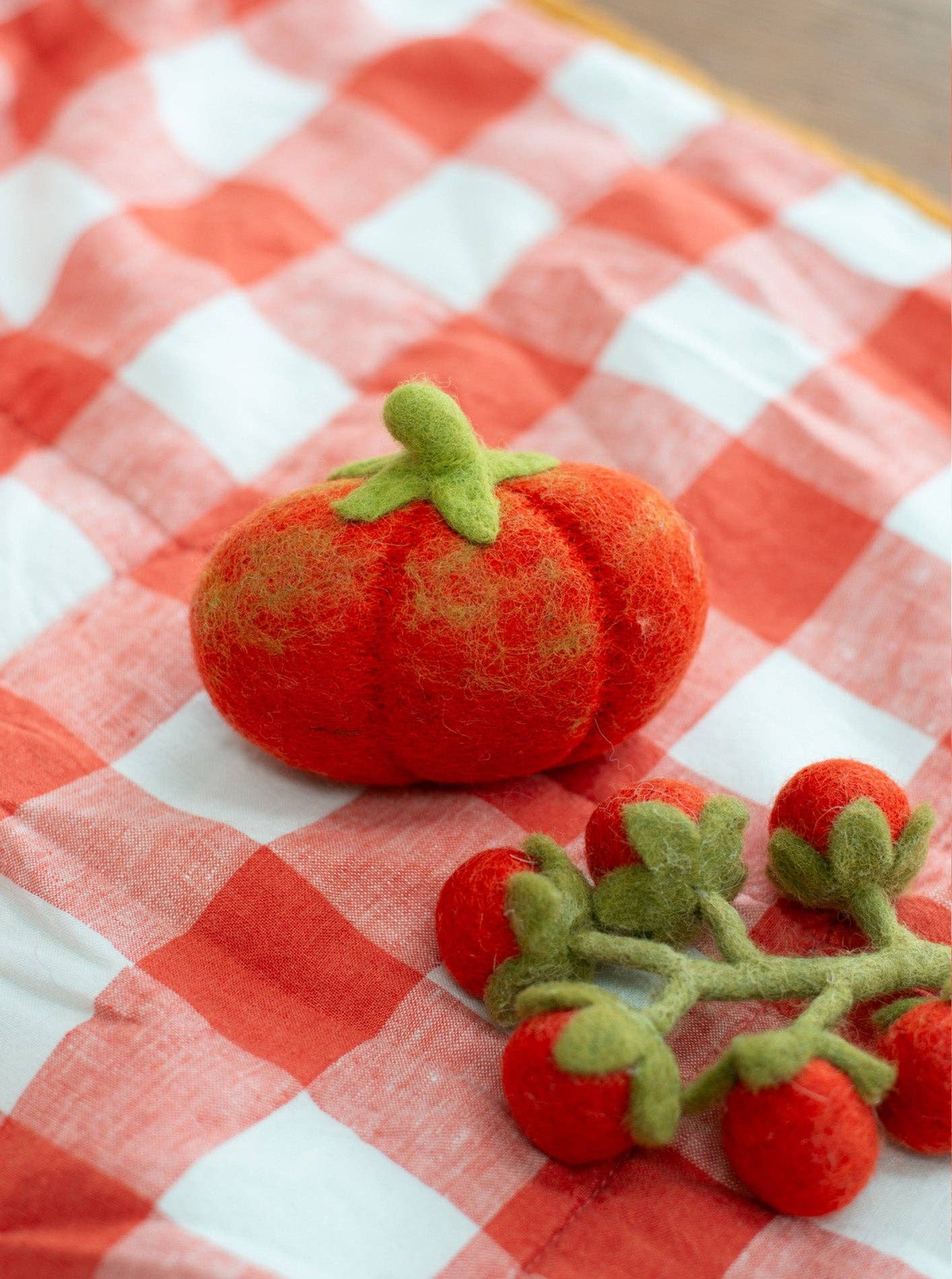 Wool Heirloom Tomato Dog Toy - Image 4