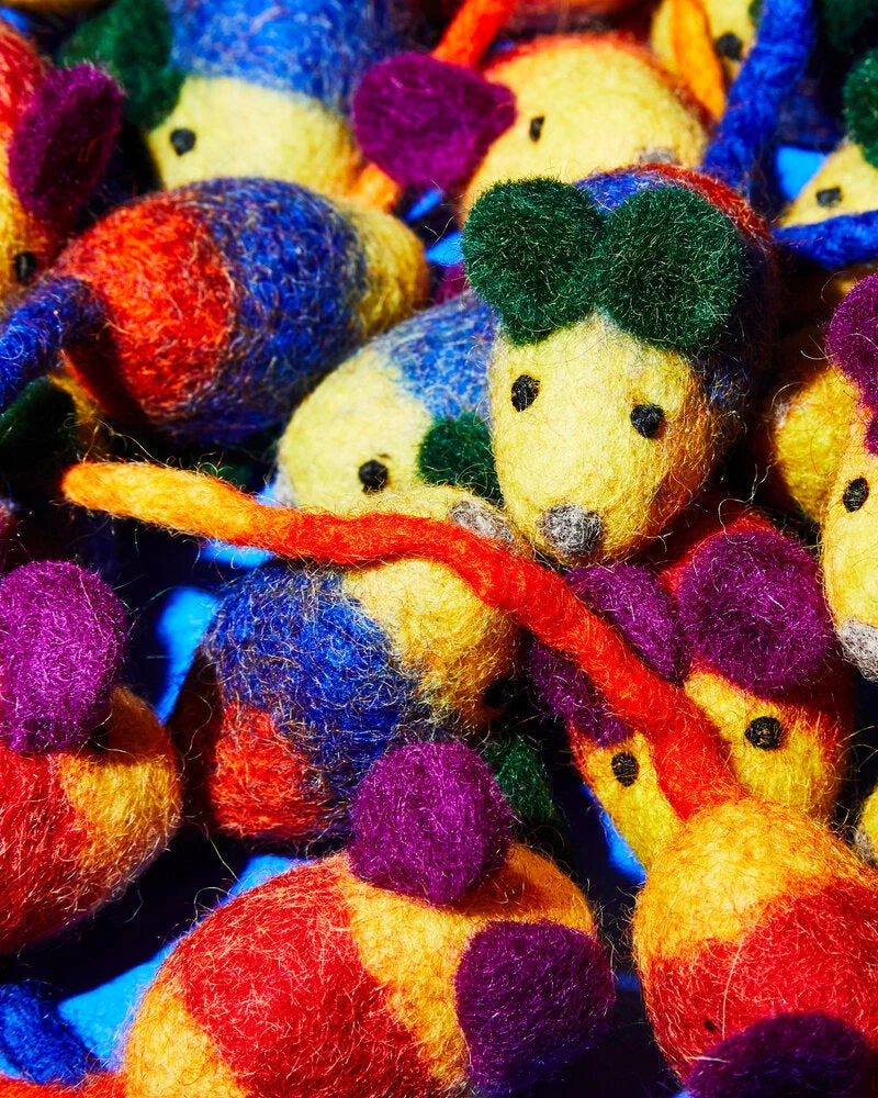 Wool Mouse Cat Toy - Image 2