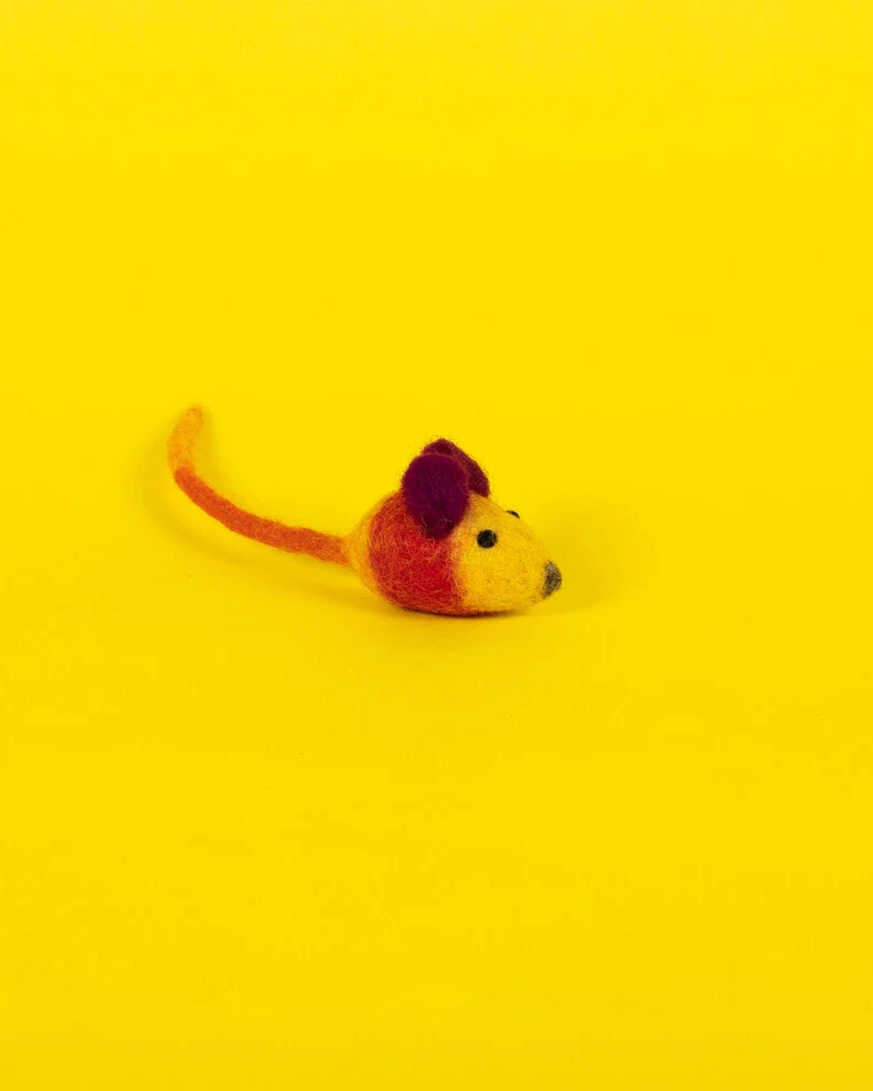 Wool Mouse Cat Toy - Image 3