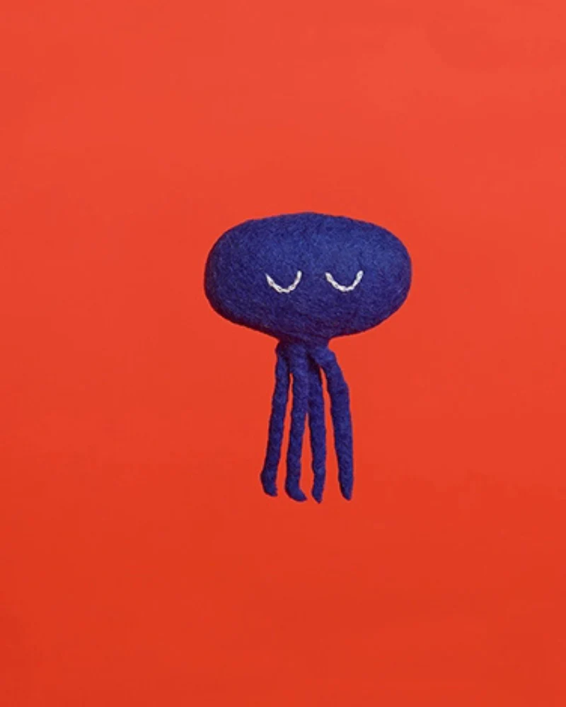 Wool Octopus Cat Toy