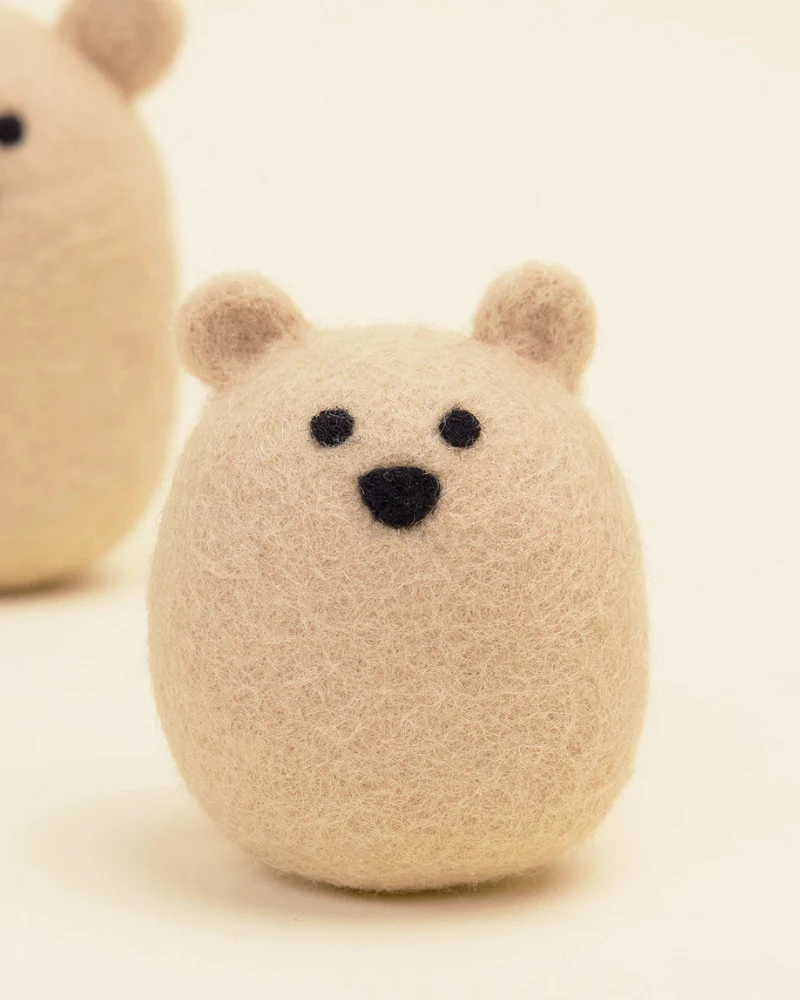 Wool Bear Dog Toy