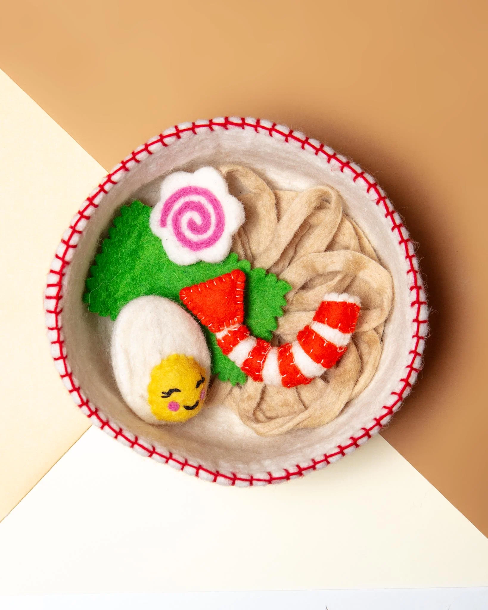 Wool Ramen Bowl Dog Toy - Image 2