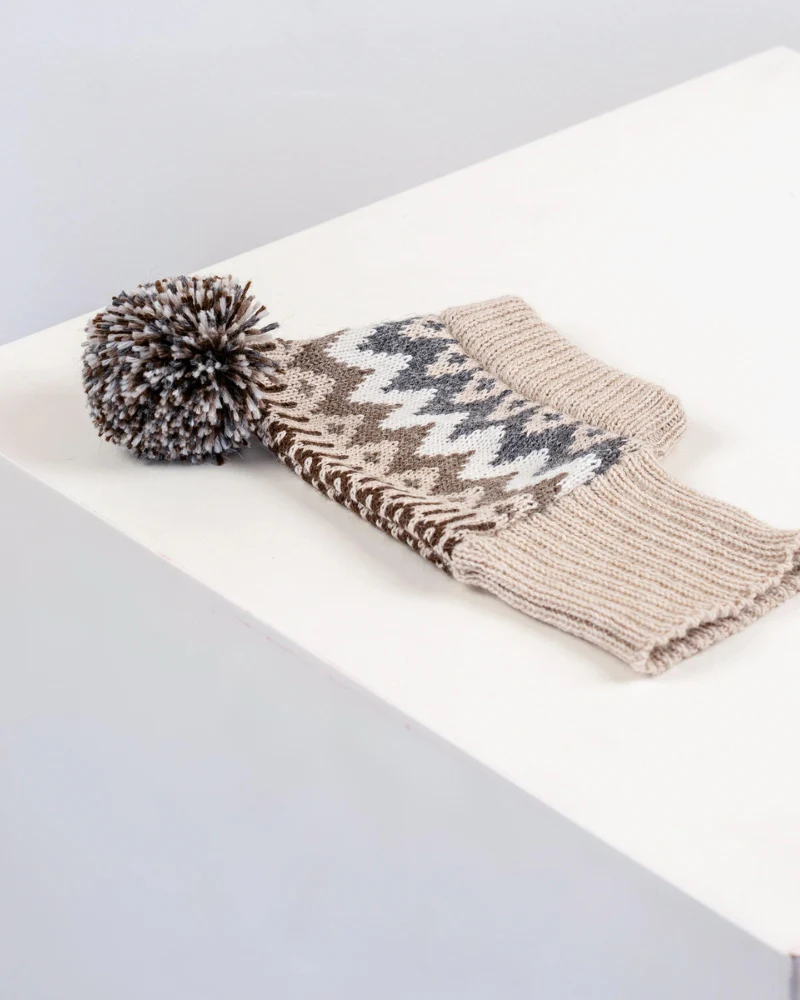 Wooly Winter Alpaca Dog Hat - Image 2