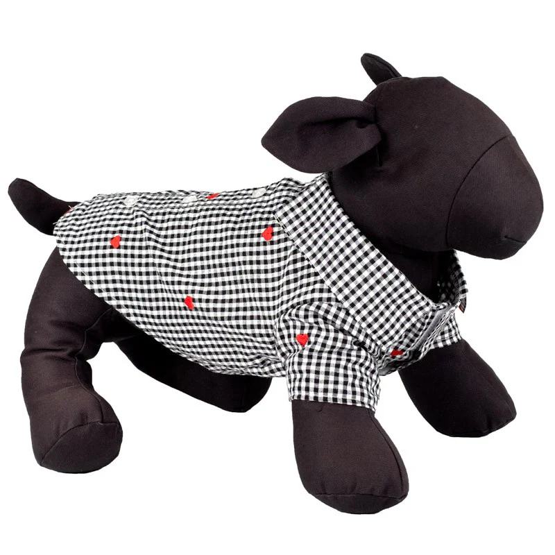 WORTHY DOG | Gingham Hearts Shirt - Image 3