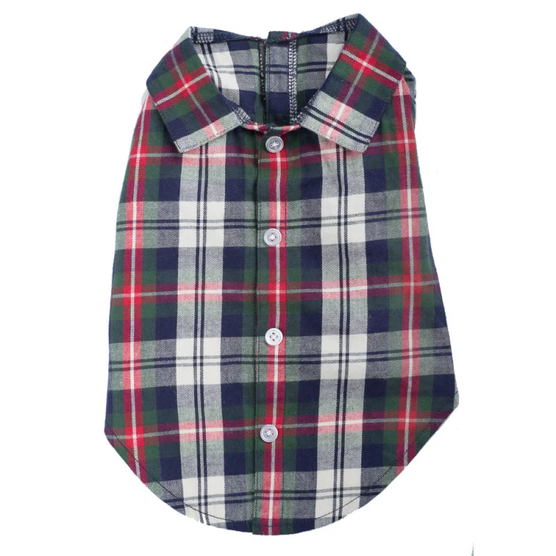 WORTHY DOG | Plaid Shirt in Navy