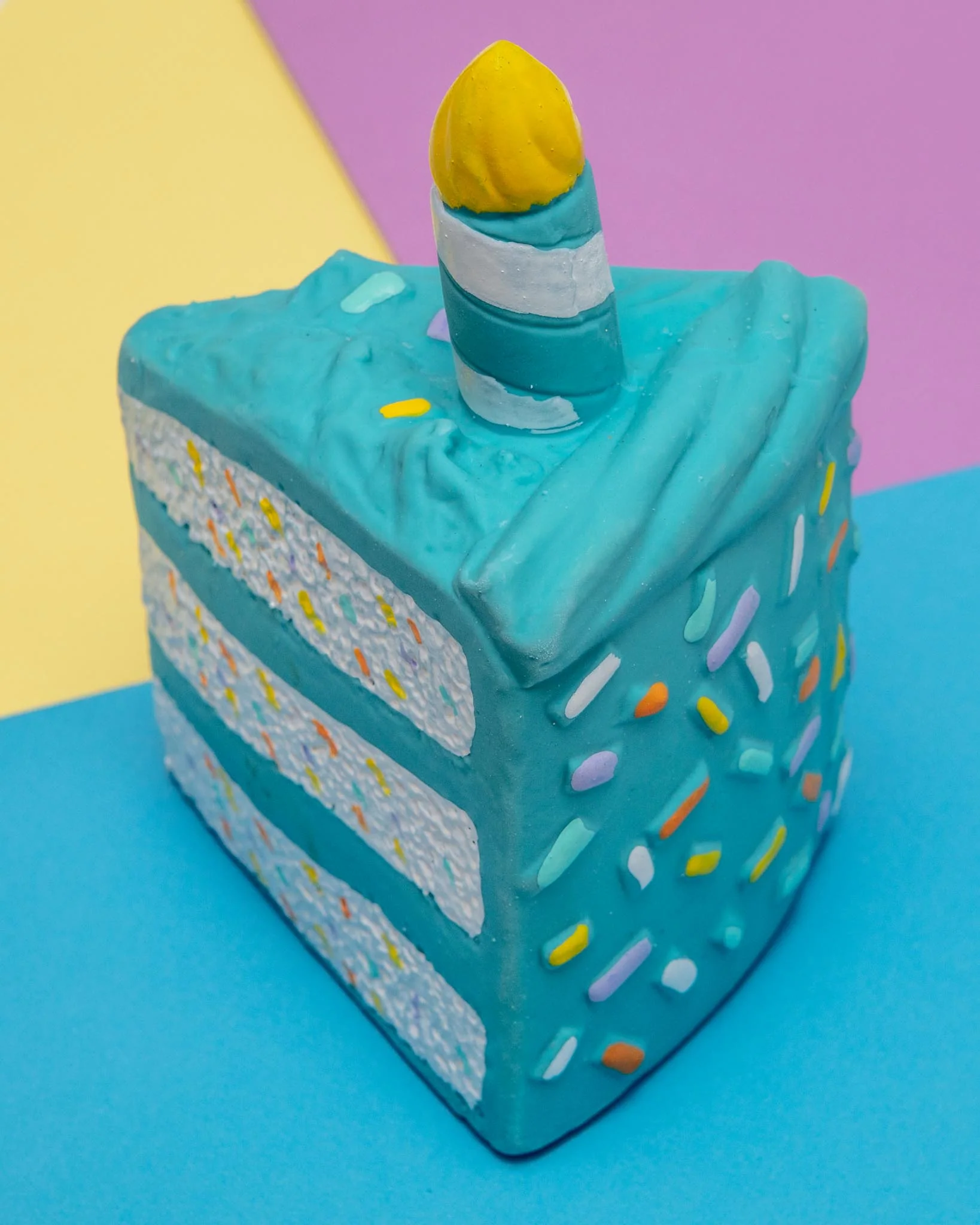 Yappy Birthday! Latex Cake Dog Squeaky Toy - Image 5