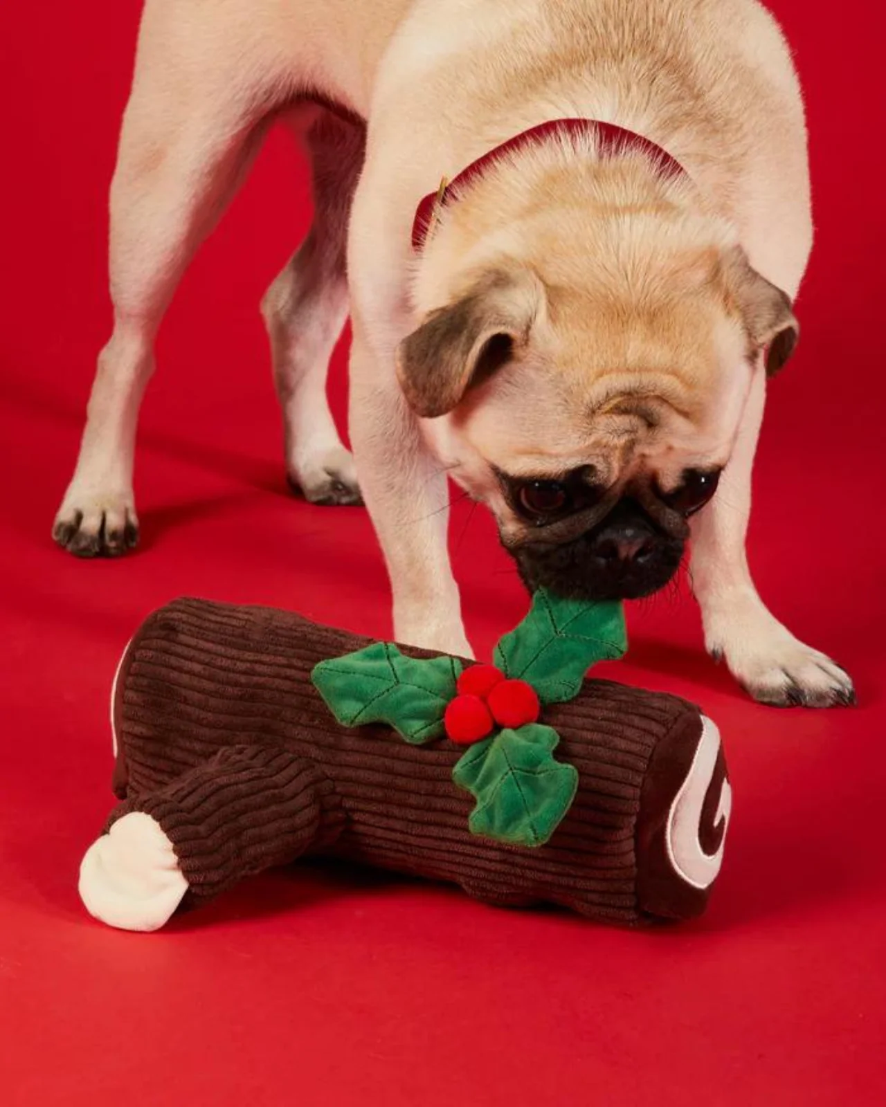 Yule Log Interactive Snuffle Howliday Dog Toy - Image 4