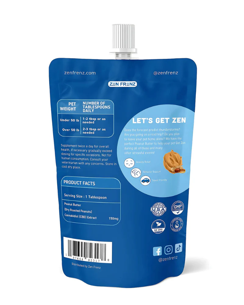 Zen Butter - CBD Pouch (8 oz) (Made in the USA) - Image 3
