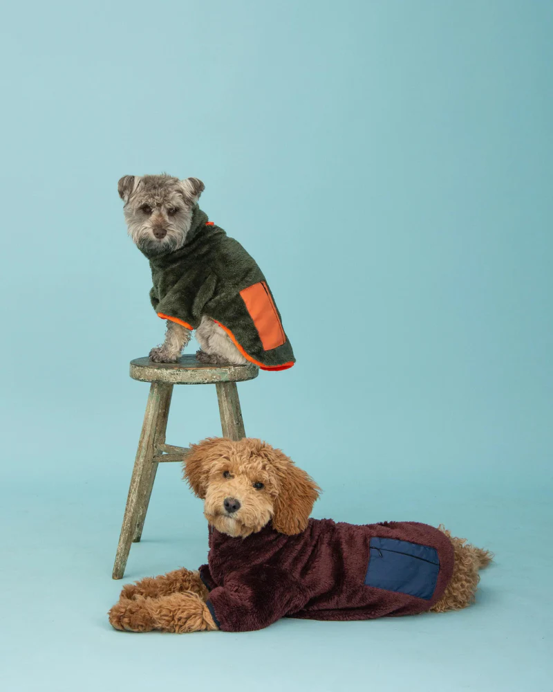Zippy Dog Fleece in Burgundy (FINAL SALE) - Image 5