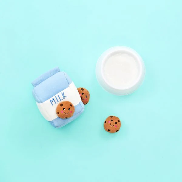 ZIPPY PAWS | Milk & Cookies Interactive Plush Toy - Image 4
