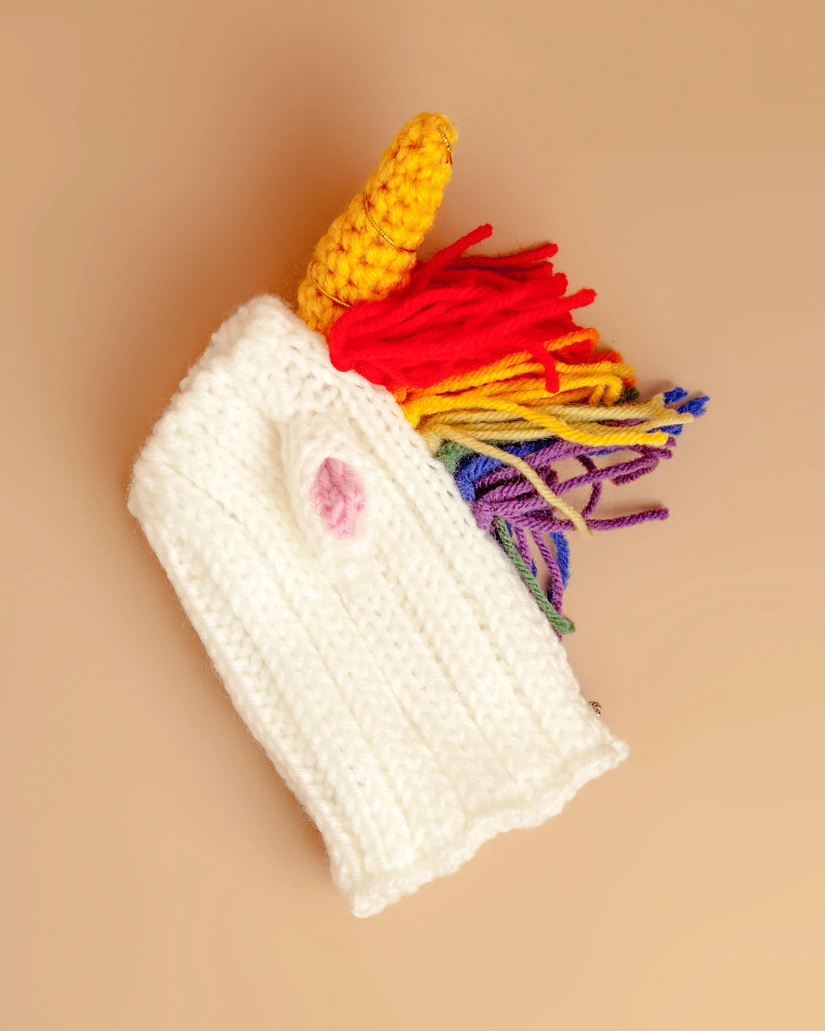 Knit Unicorn Dog Snood - Image 2