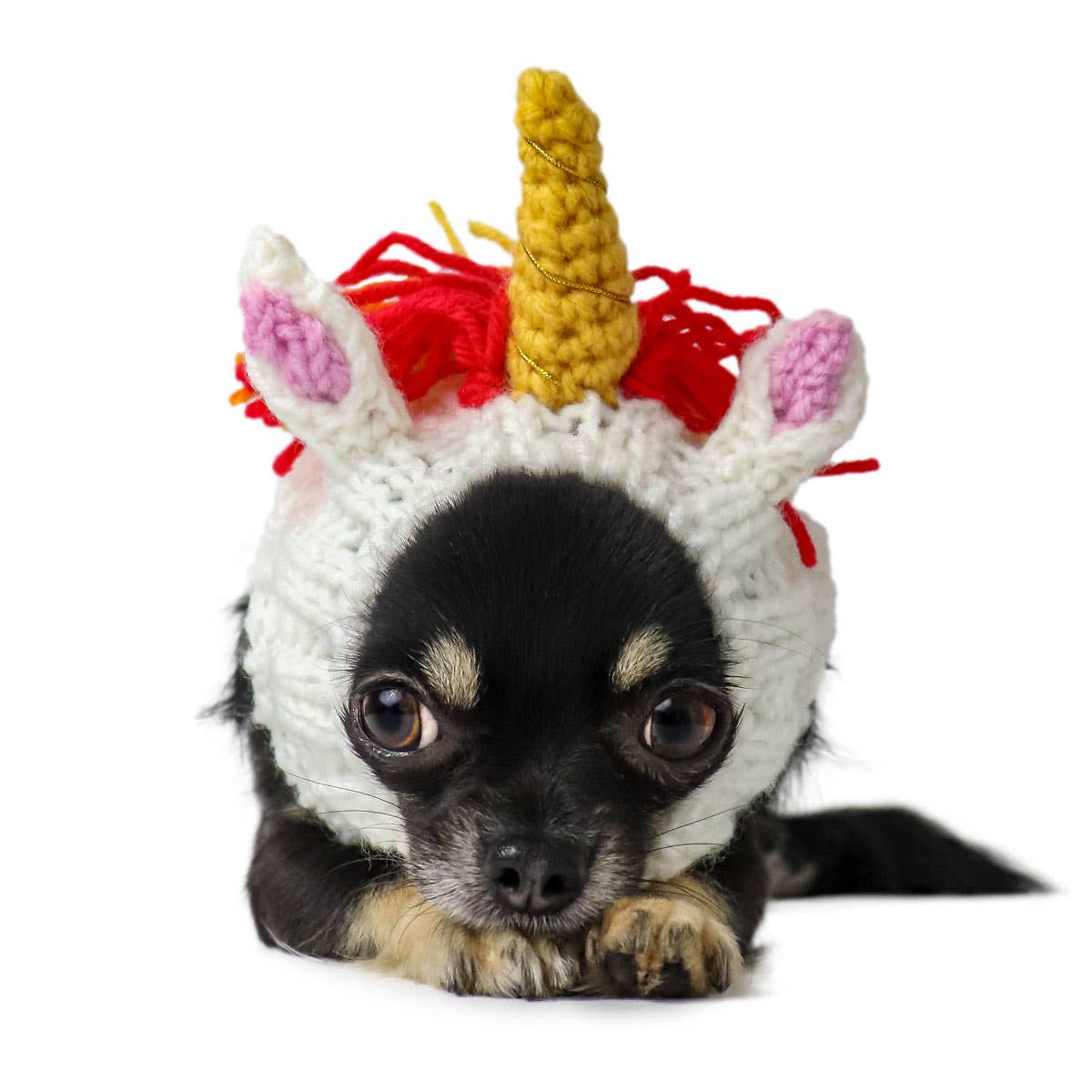Knit Unicorn Dog Snood - Image 6